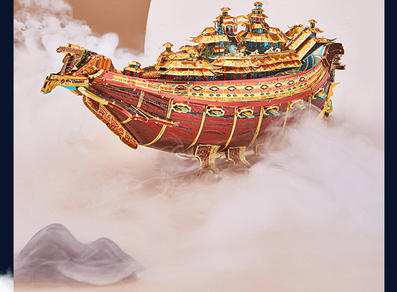 3Dメタルモデル蜃気楼組立キット - ビルディングブロック