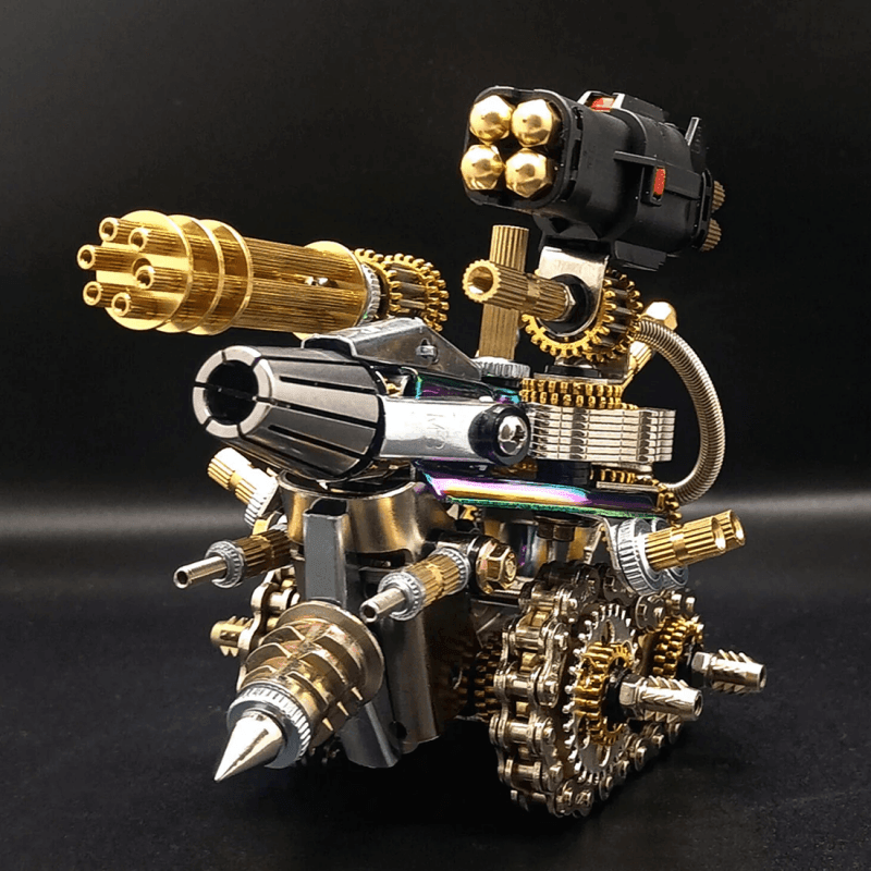 300個以上のDIYメタルメカニカルウォーアーマードアサルトタンク組み立てキット - ビルディングブロック