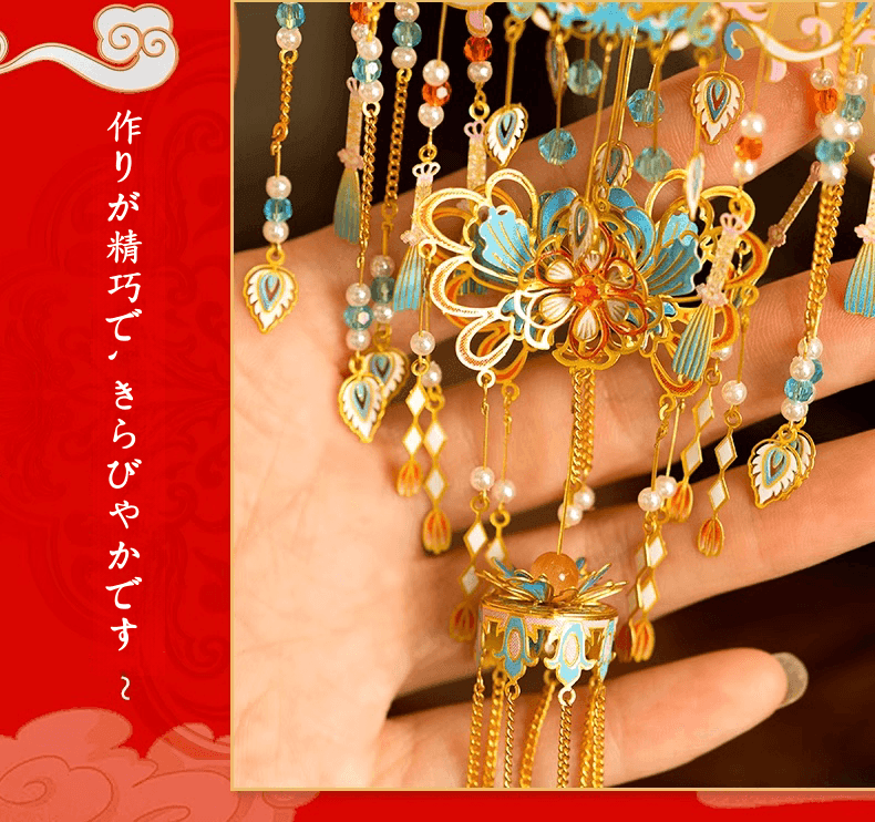 260個以上のパーツ+ 3Dメタルモデルのピーコック・プルーム・インセンス・サシェ・ペンダント組み立てキット - ビルディングブロック