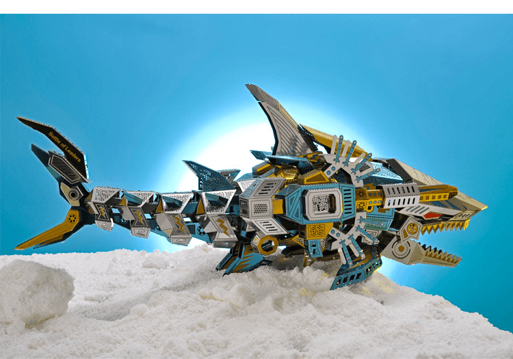 大人向けの123ピース深海のトラサメメカニカルモデルキット - ビルディングブロック