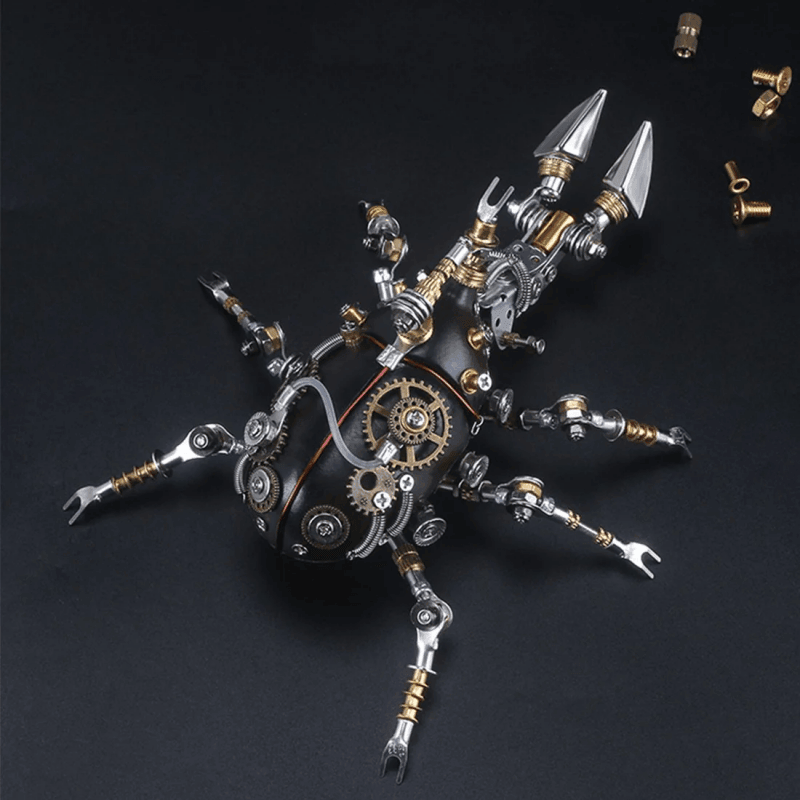 324ピースのメタル3D DIY機械組み立てトリポキソラスジコトムス昆虫モデル - ビルディングブロック