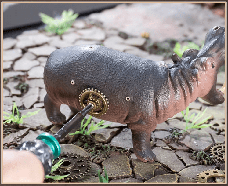 123ピース 3D 組み立て DIY メタル メカニカル カバのミュージシャン パズルモデル