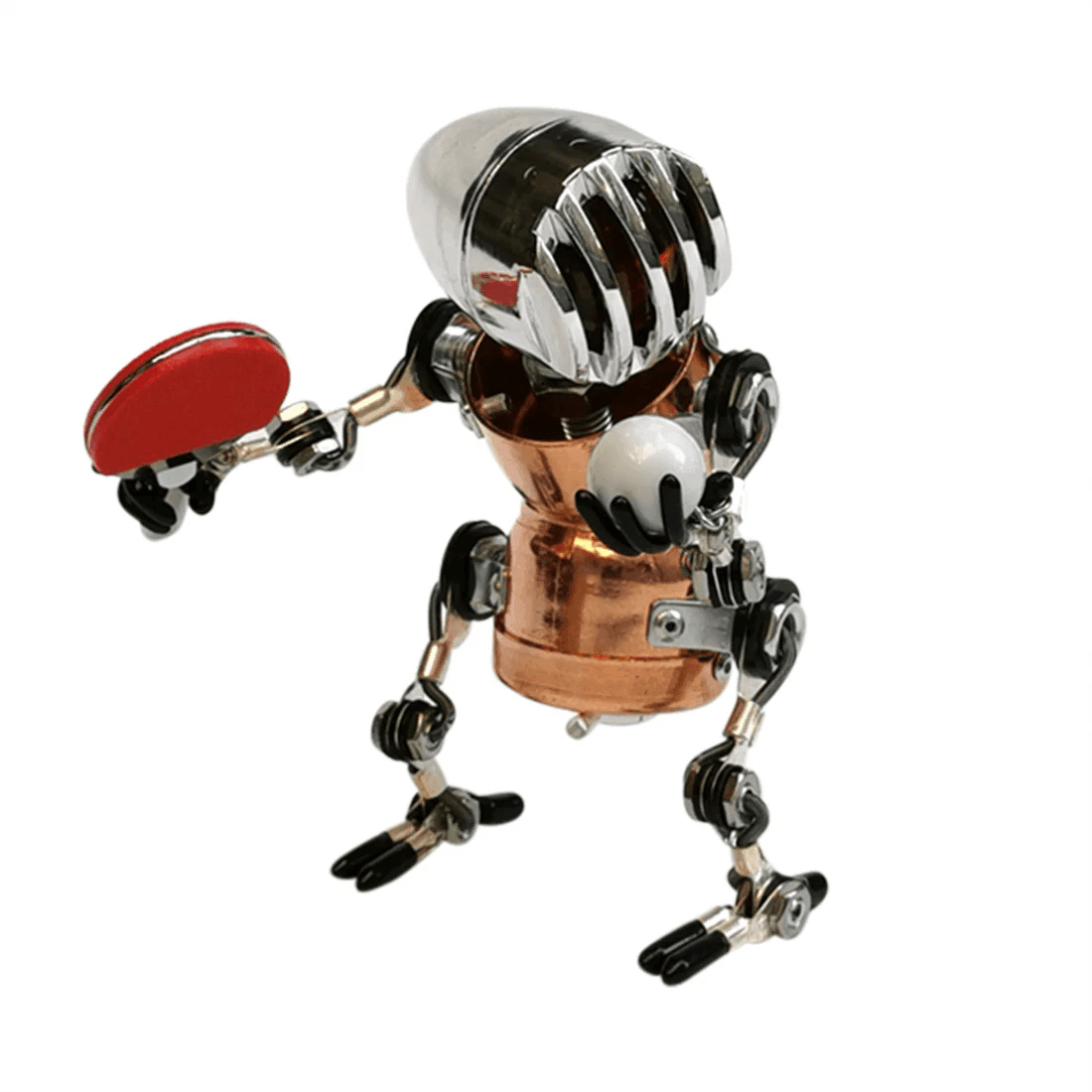 スチームパンク メタルモデル ロボット 卓球選手 ナイトライトエディション - ビルディングブロック