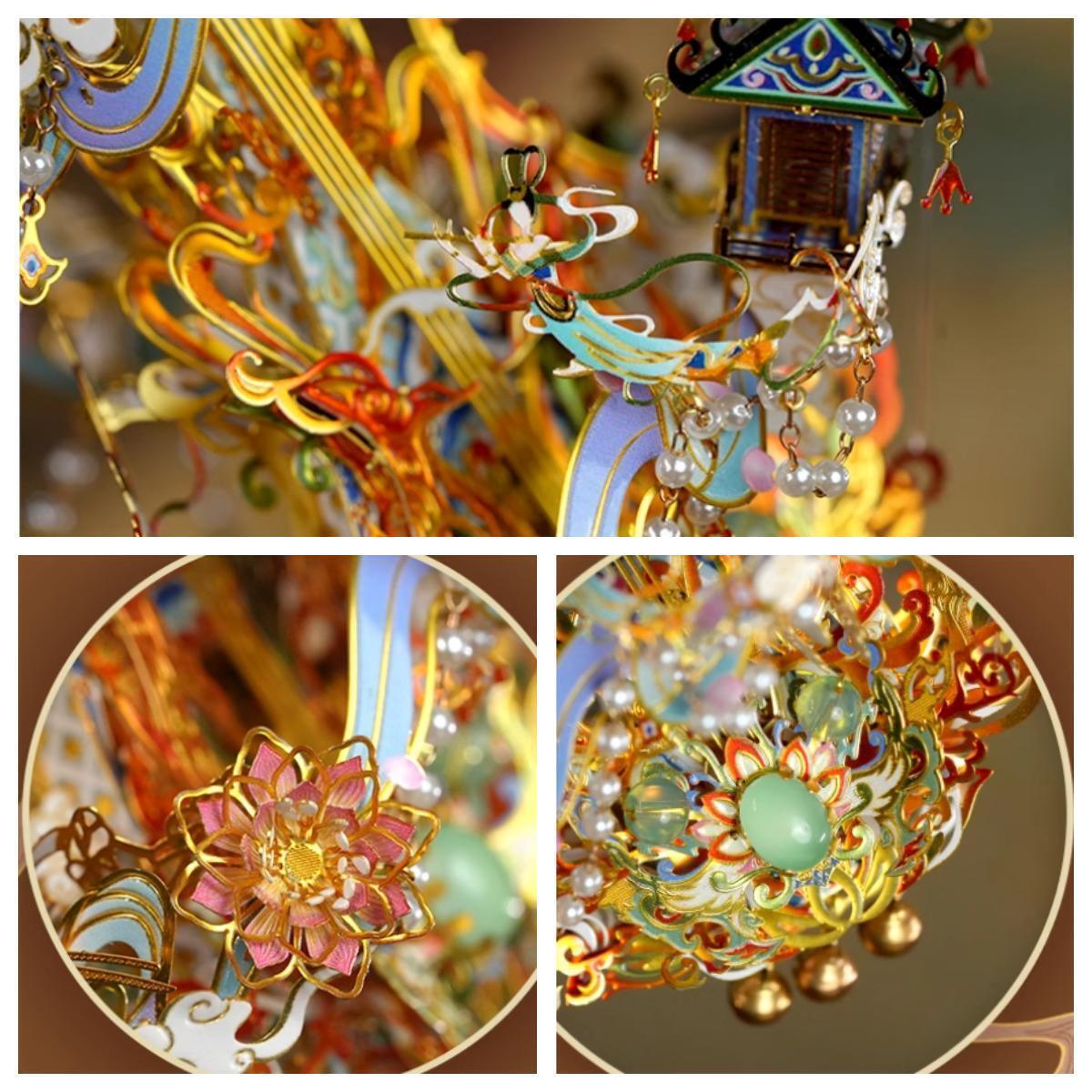 144PCS+ 3Dメタルモデル フライング・ピパ 組立キット - ビルディングブロック