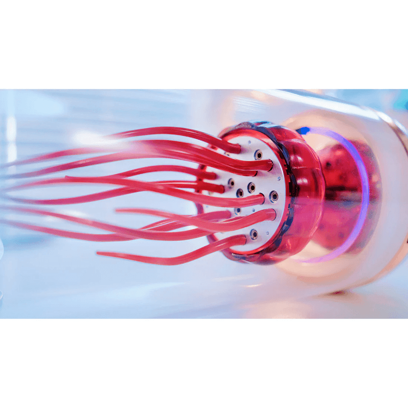 機械的リズム レッドカプセル クラゲ キネティック メタルモデル ガラスカバー付き - ビルディングブロック