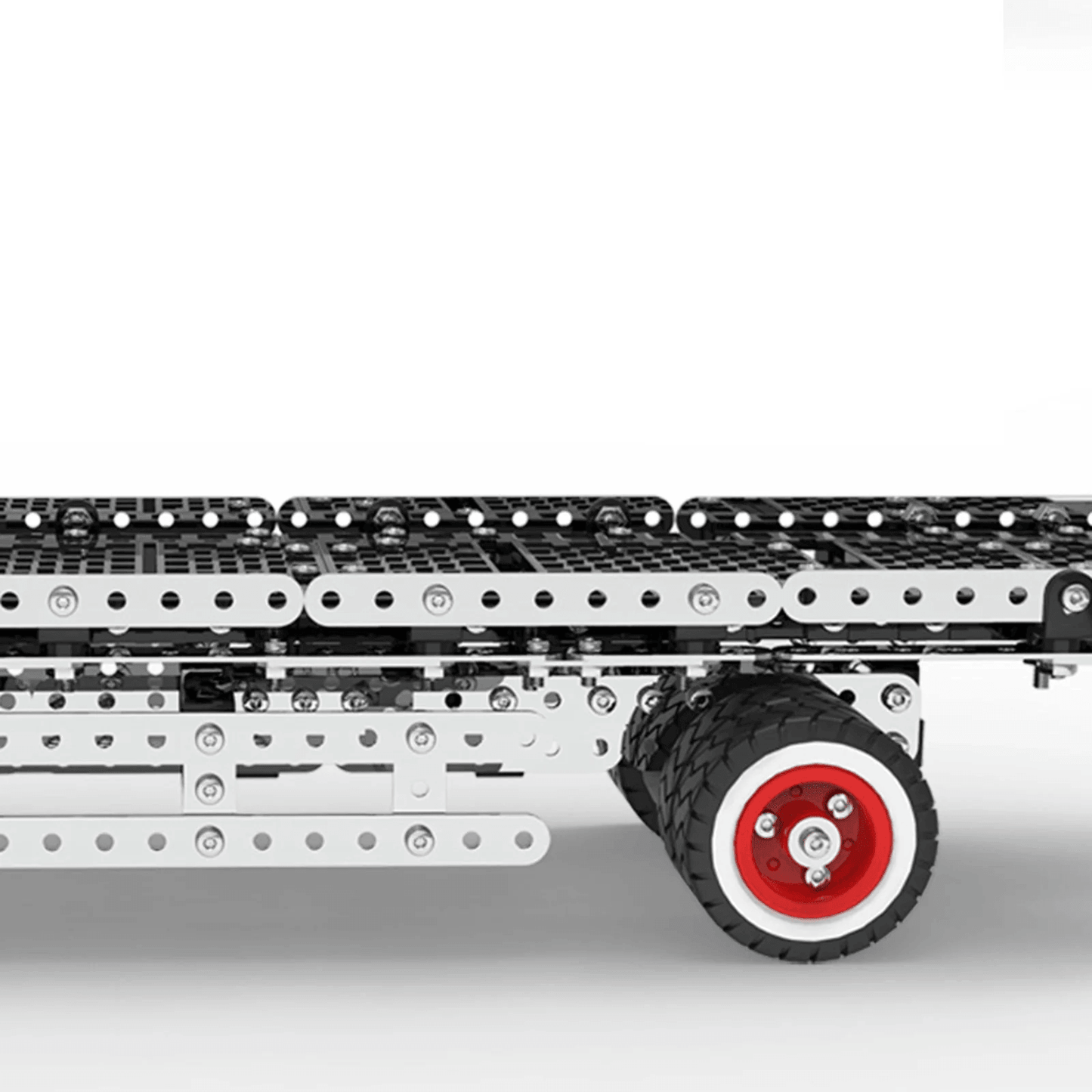 935個のパーツ 3D組立メタル工事用トラック建設パズルモデルキット - ビルディングブロック