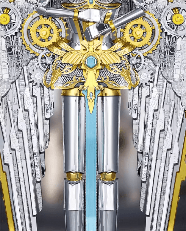 3Dメタルモデル 翼天使 組み立てキット - ビルディングブロック