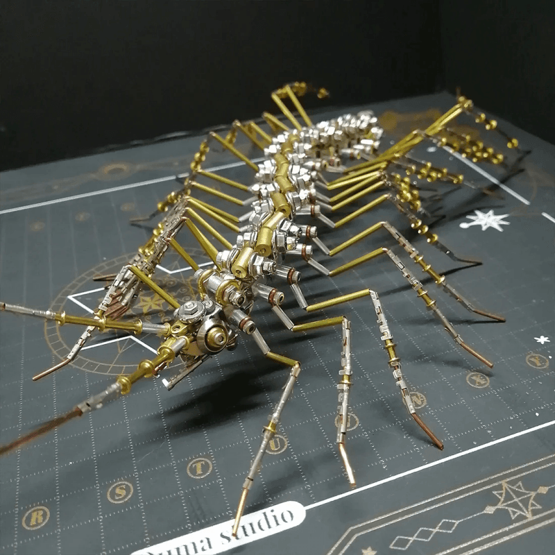 生化機械 スクティゲラ メタルモデル組立キット 昆虫アート - ビルディングブロック