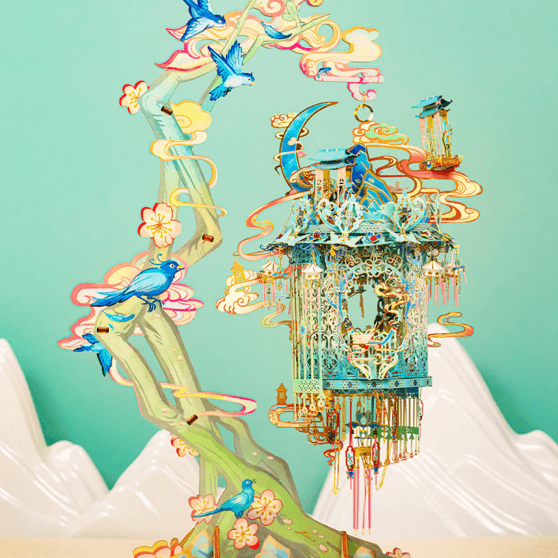 251PCS+ 3Dメタルモデル 優雅なカササギ 組立キット - ビルディングブロック