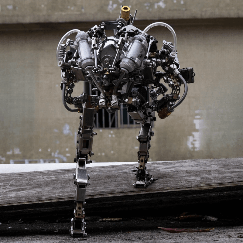 3Dメタルヒューマノイドサービスロボットメカ大型可動アクションフィギュア715PCS - ビルディングブロック