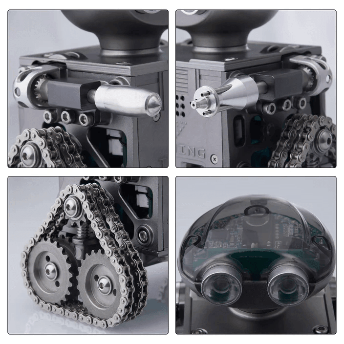TECHING ロボットエンジン組立キット 教育用玩具 ロボットを作ろうキット DIYギフト 160個セット - ビルディングブロック