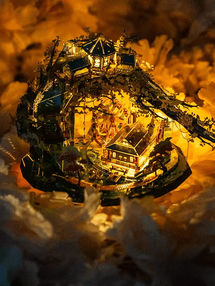247個のパーツ+3Dメタルモデル 桃花源記 組み立てキット - ビルディングブロック