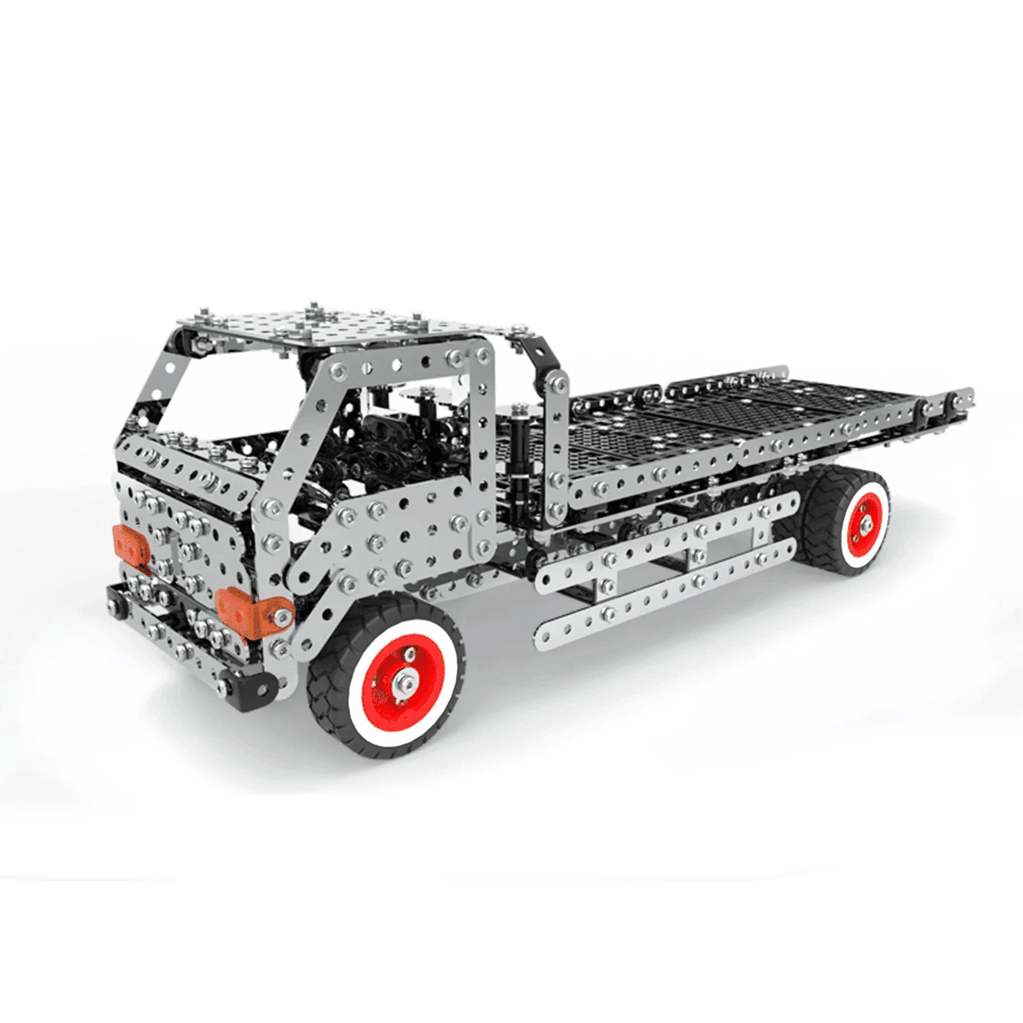 935個のパーツ 3D組立メタル工事用トラック建設パズルモデルキット - ビルディングブロック