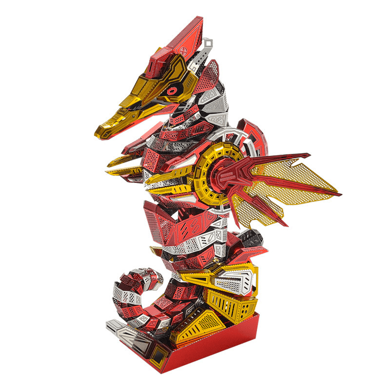 海馬侠 3D メタルパズルモデル、DIY教育玩具、組み立て、機械模型 - ビルディングブロック