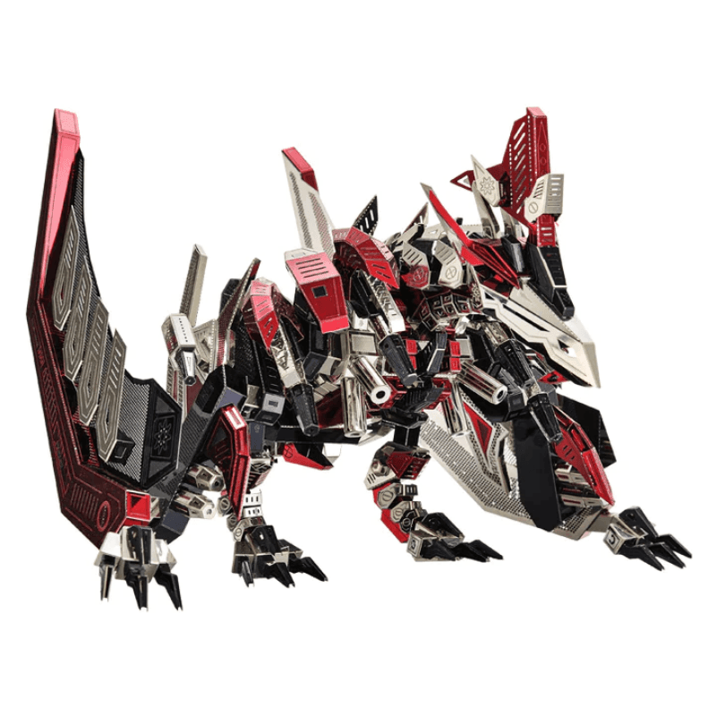 3Dメカニカルプテロサウルスメタルモデルキット、手作り - ビルディングブロック