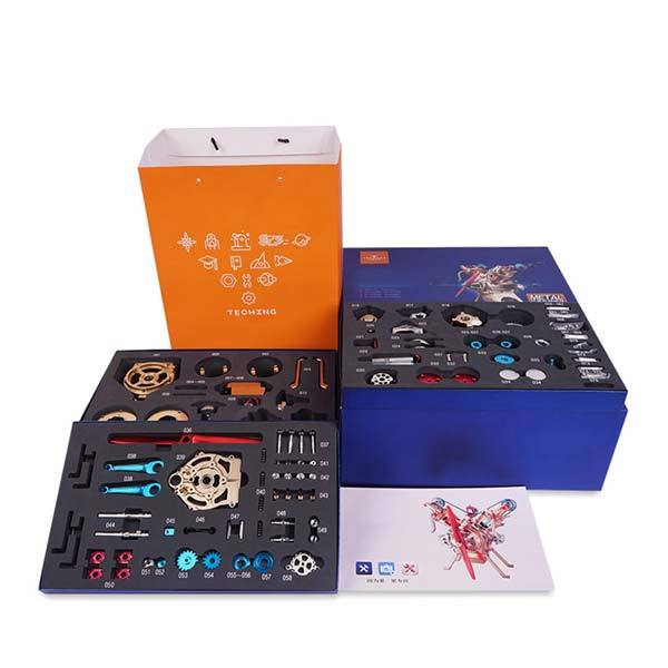 V2 カーエンジン組み立てキット フルメタルシリンダーエンジンビルドキット コレクション用ギフト (217個)