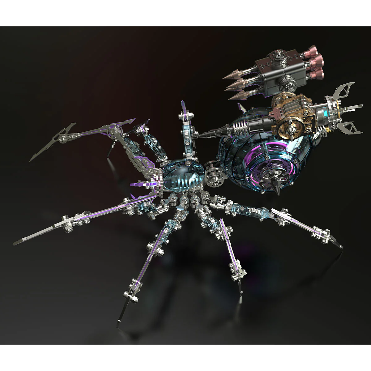 ヴォイドグリーム —ファントムテック・ウォースパイダー、光る武器付きメタルモデルキット