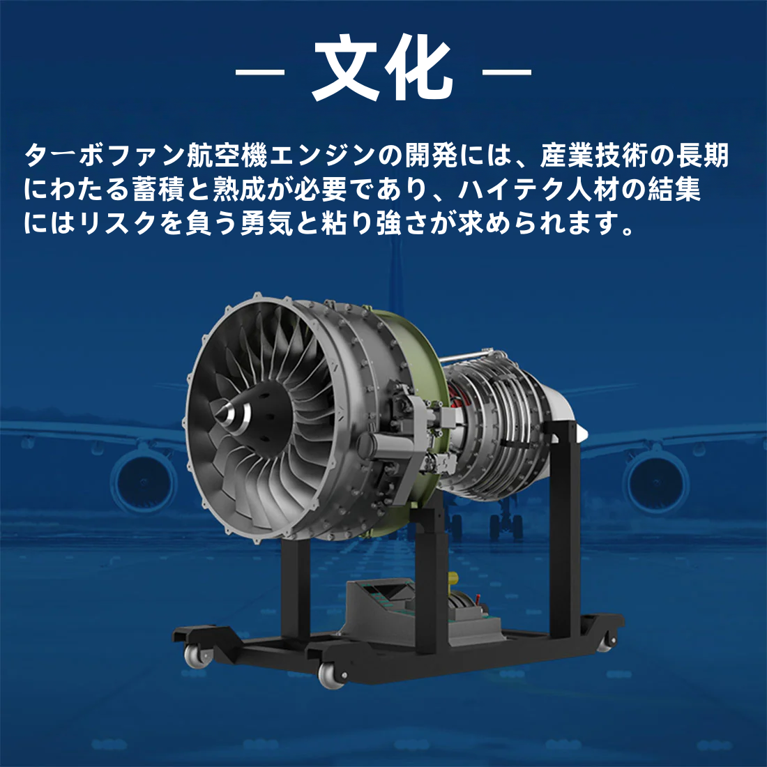 1/10 デュアルスプールターボファンエンジンモデルキット(メカニカル1000個以上)