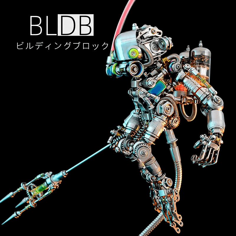 700+個 パンクスタイル ダイバーエイプ メカニカル 3D DIY メタルモデルキット - ビルディングブロック