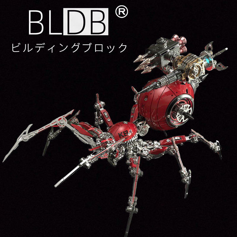 大人のための3Dスチームパンク機械戦争スパイダータランチュラスパイダーモデル構築キット