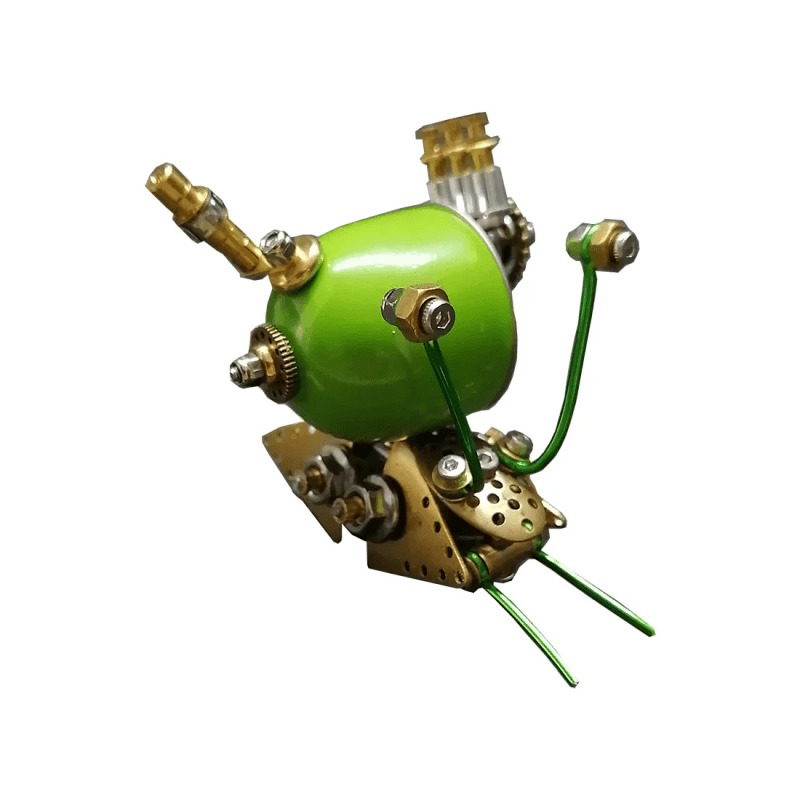 カラフルなスチームパンクのカタツムリ3D自作メタル昆虫キット - ビルディングブロック