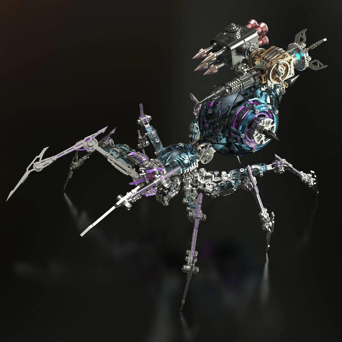 ヴォイドグリーム —ファントムテック・ウォースパイダー、光る武器付きメタルモデルキット