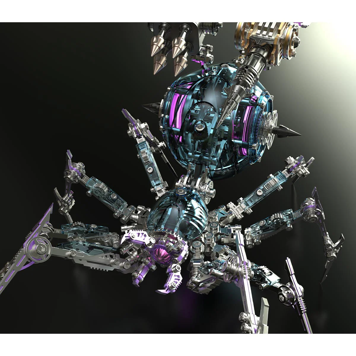 ヴォイドグリーム —ファントムテック・ウォースパイダー、光る武器付きメタルモデルキット