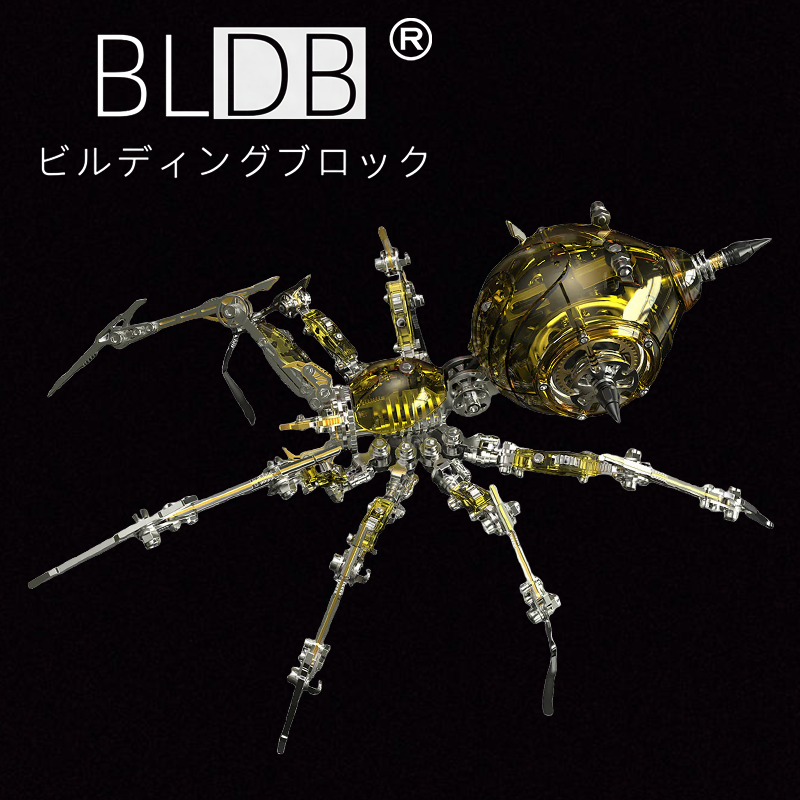 大人のための3Dスチームパンク機械戦争スパイダータランチュラスパイダーモデル構築キット