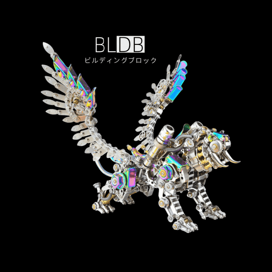 フォーチュンタイガー700PCS+ 3D メタル組立モデル 動物シリーズ - ビルディングブロック