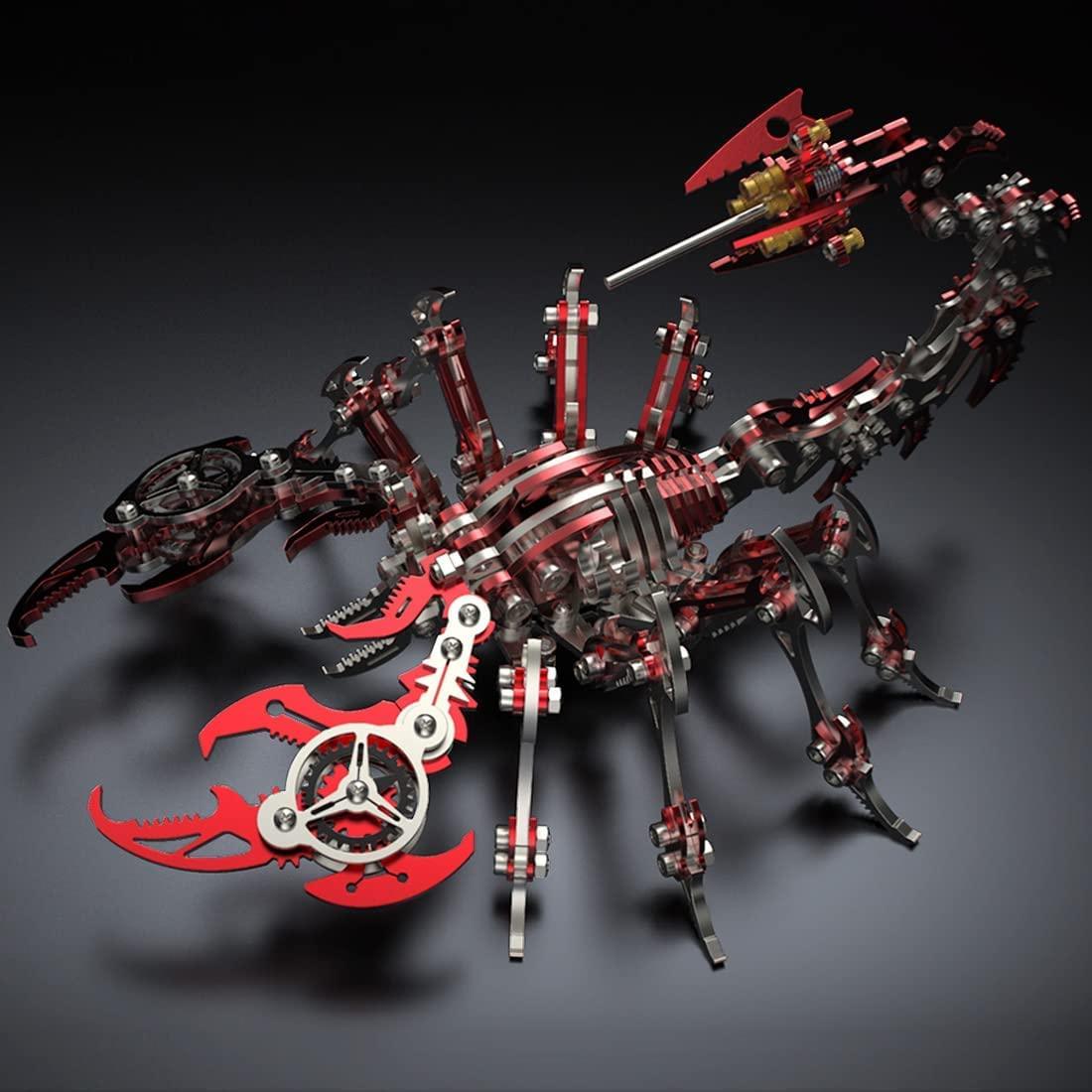 3D メタルパズルキット – 454ピース – 組み立てモデル – 約4時間で組み立て可能 – ギフトや飾り物に最適 - ビルディングブロック