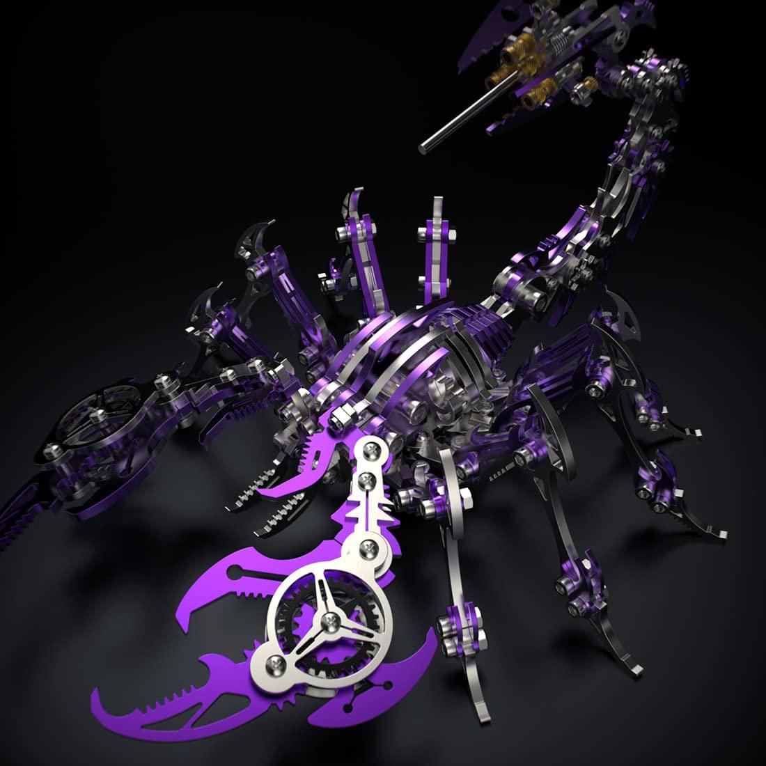 3D メタルパズルキット – 454ピース – 組み立てモデル – 約4時間で組み立て可能 – ギフトや飾り物に最適 - ビルディングブロック