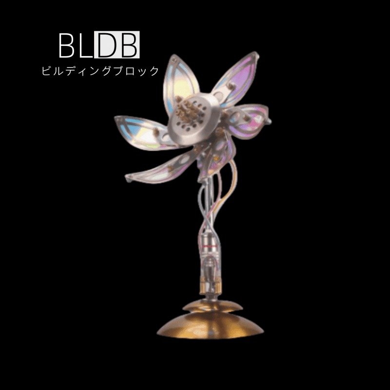 215ピースのスチームパンクフラワー金属模型と花の形の金属パーツ