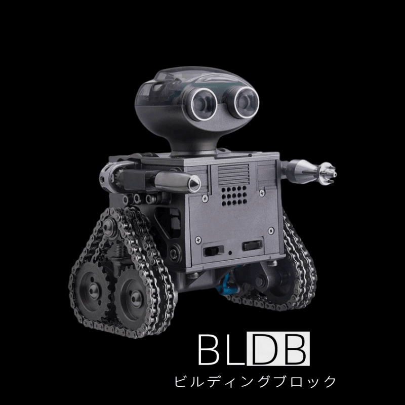 160ピースで組み立てる履帯式ロボットエンジン金属模型