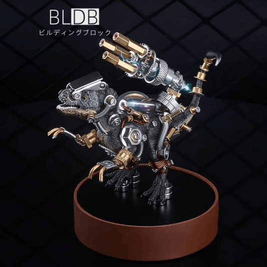 BLDB メカニカルダイナソーの金属部品で構成された完成外観
