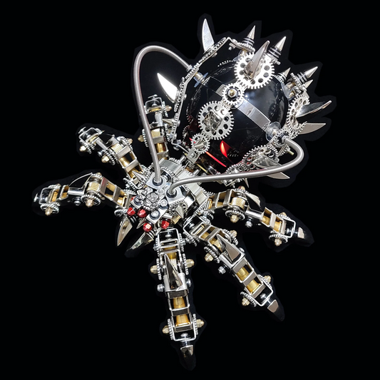  BLDB Spider King Bluetoothスピーカーモデル｜スチームパンク調金属模型DIY組み立てキット デスクオブジェ