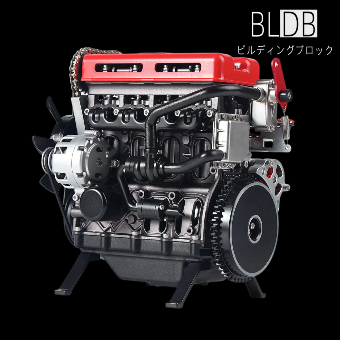DM111 4気筒エンジン模型｜L4・V4表記と充電条件 – ビルディングブロック