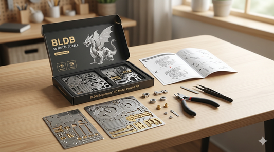 3Dメタルパズル 初心者キット開封