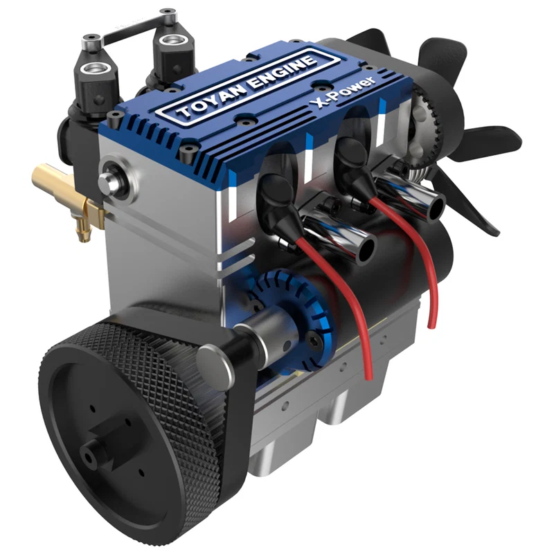TOYAN FS-L200W 7cc 水冷2気筒4ストローク メタノールエンジン DIYキット