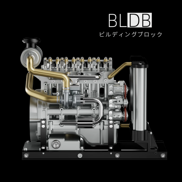 美品です。 4気筒直列エンジン金属製組み立て模型DM13-01 3Dメタルパズル OHV直列4気筒ディーゼルエンジン 300ピース | 組立