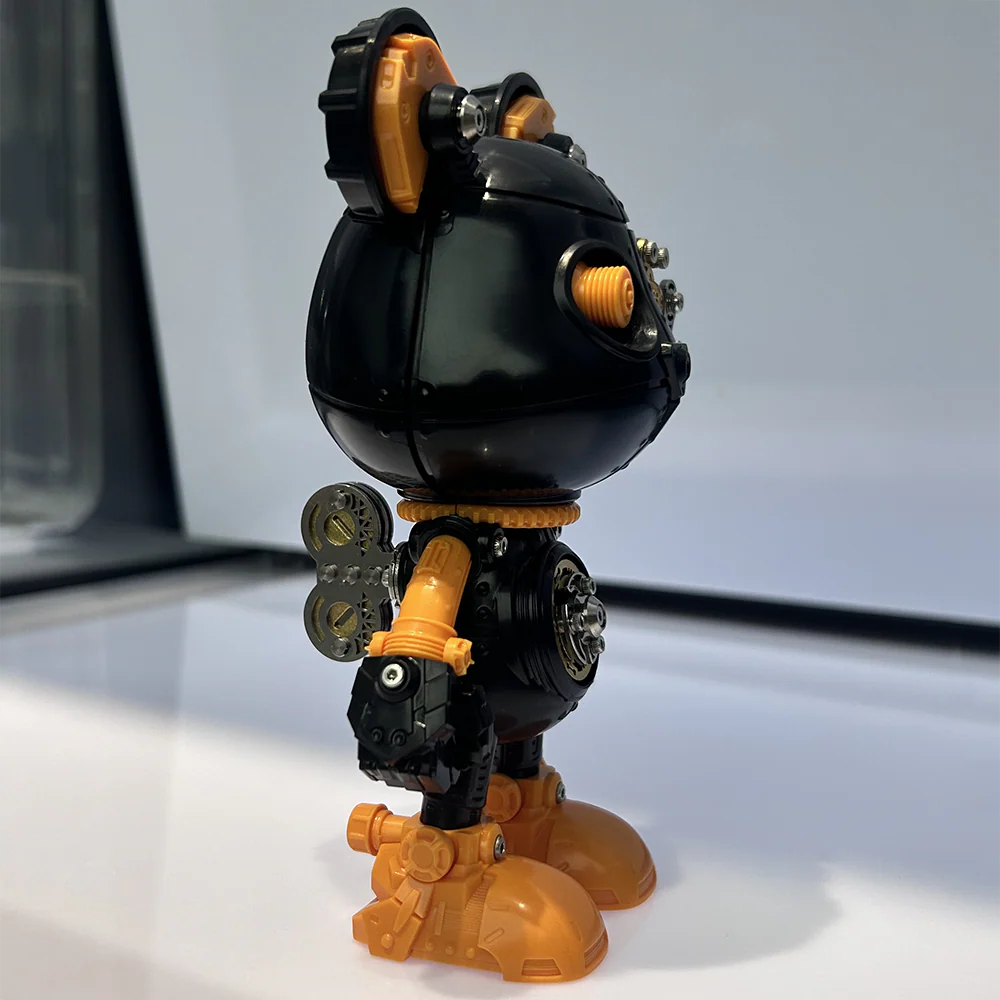サイボーグ・バイオレンスベア 3D金属パズルモデル組立キット 高級デスクトップトイ