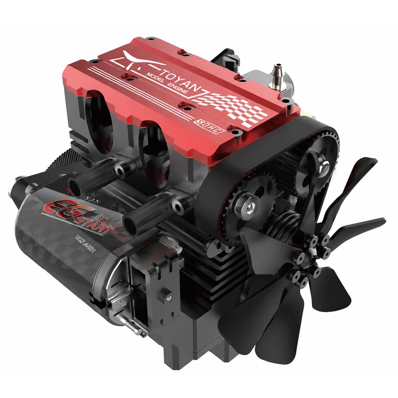 SEMTO ST-NF2／FS-L200AC 7cc 直列2気筒4ストロークエンジン組立キット