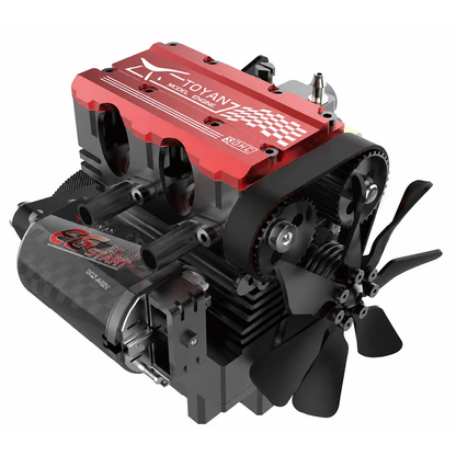 SEMTO ST-NF2／FS-L200AC 7cc 直列2気筒4ストロークエンジン組立キット