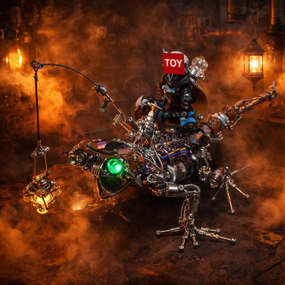 DIY スチームパンク カメレオン メカニカル 3D メタルモデルキット 1000 ピース ハイレベル難易度パズル