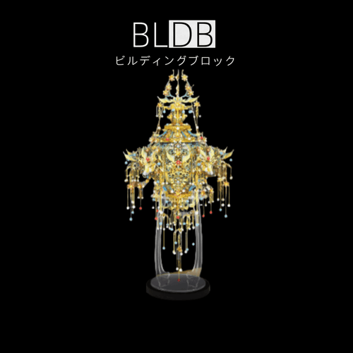 3Dメタルモデル 骨組みのない提灯 組み立てキット