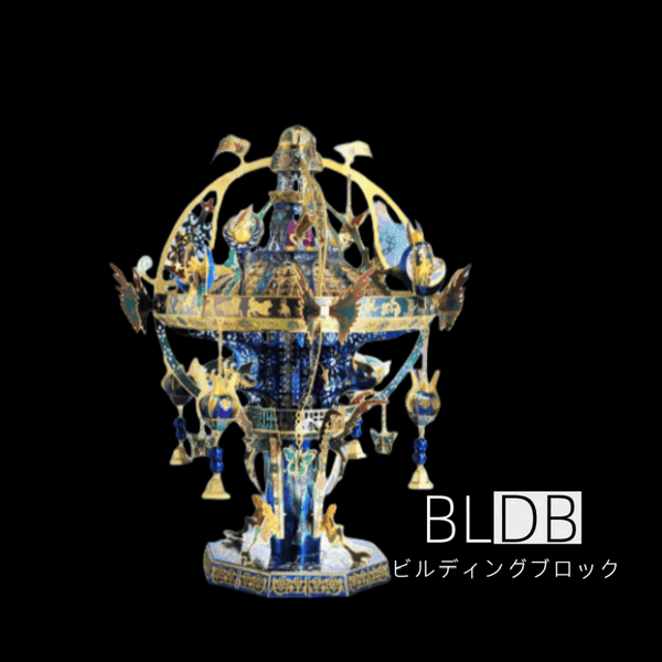 3Dメタルモデル 夢を秘めた楼閣 組み立てキット