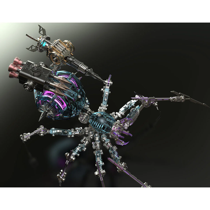 ヴォイドグリーム —ファントムテック・ウォースパイダー、光る武器付きメタルモデルキット
