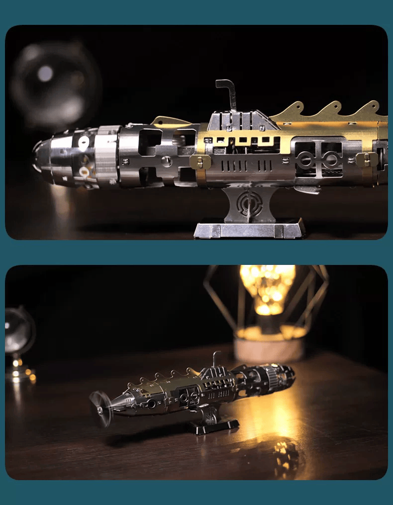 94ピース深海潜水艦模型組み立てキット - ミステリアス・ノーチラス