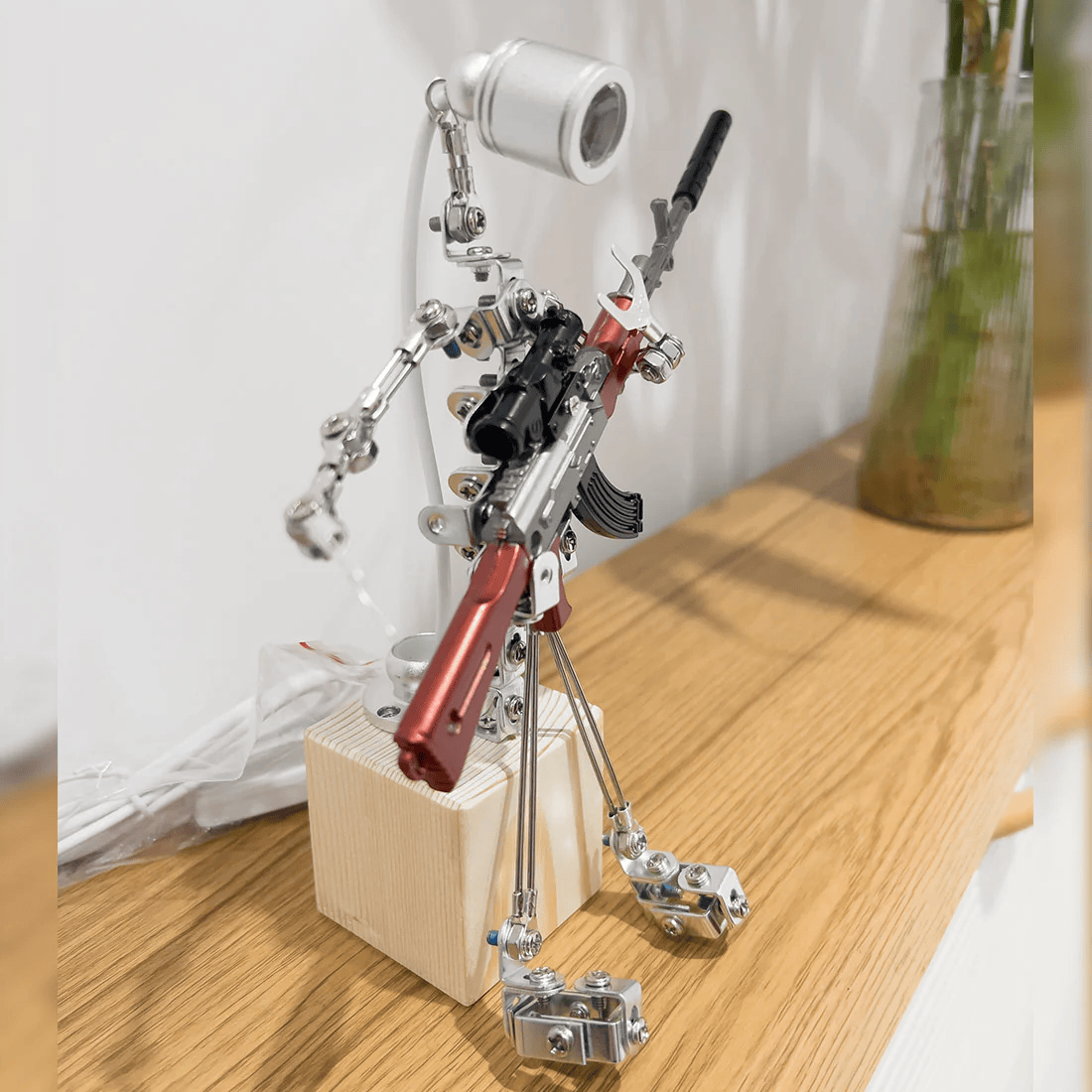 インテリアアクセントとしてのランプマン