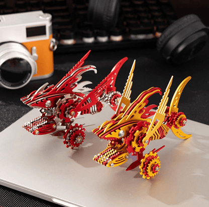 ノコギリザメ 機械サメ カーペンターシャーク 3D 金属組立モデルキット