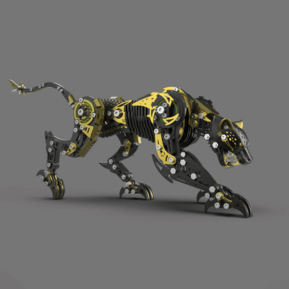 3Dメタル機械式 怒れるヒョウ 捕食者 モデルキット（506ピース）